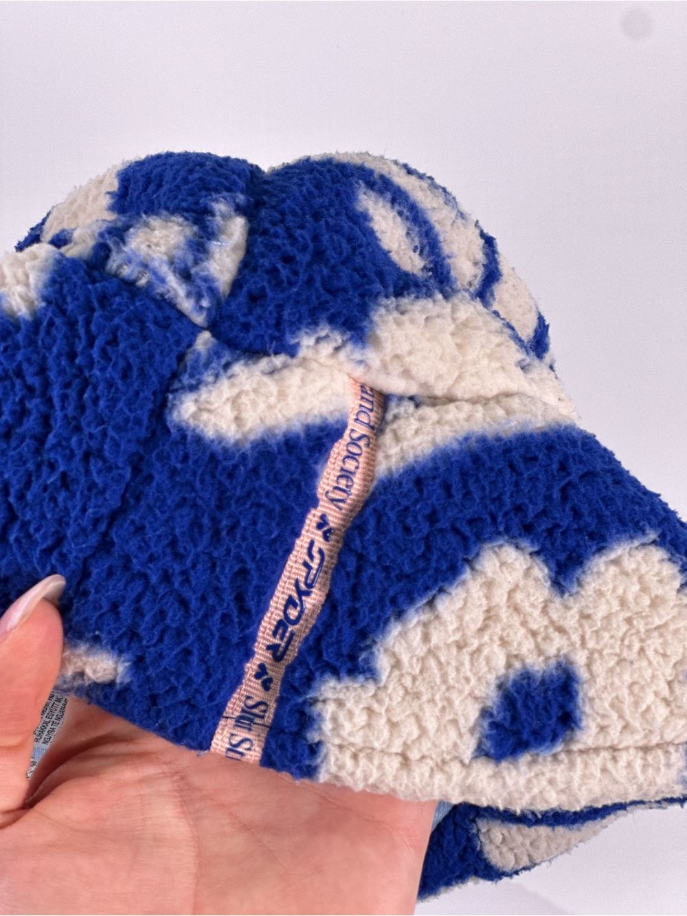 Spyder St Strand Society Sherpa Floral Bucket Hat Royal Blue OS - Picture 10 of 13